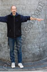 Whole Body Head Man T poses Casual Slim Street photo references